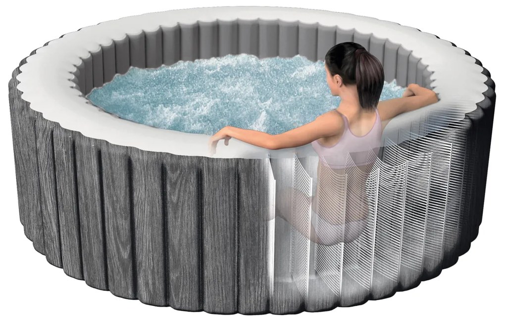 Φουσκωτό Spa Intex Greywood Deluxe Bubble Massage 6 Ατόμων 28442