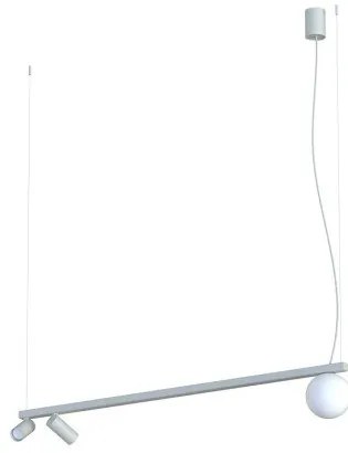 Κρεμαστό Φωτιστικό Οροφής 2xGU10 1xG9 Fourty III Nowodvorski -11450-Γκρι 11450