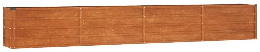 vidaXL Ζαρντινιέρα Σκουριασμένο 320x40x45 εκ. Ατσάλι Σκληρυθέν Αέρα