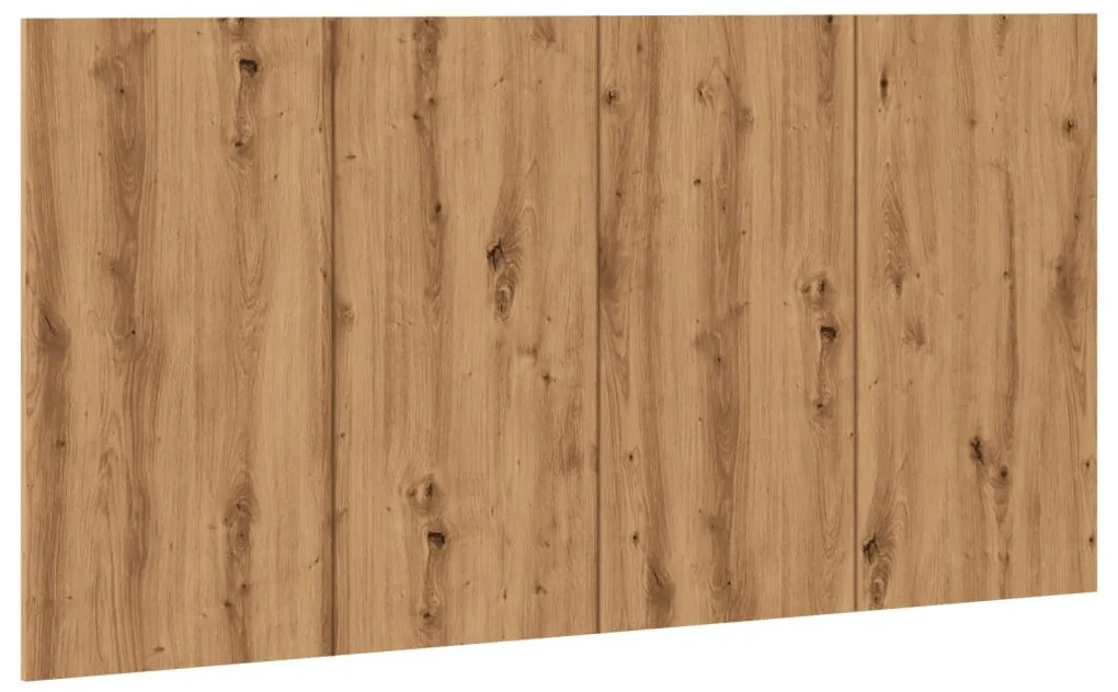 Κεφαλάρι κρεβατιού Δρυς τεχνίτης 160x1,5x80 cm - Καφέ
