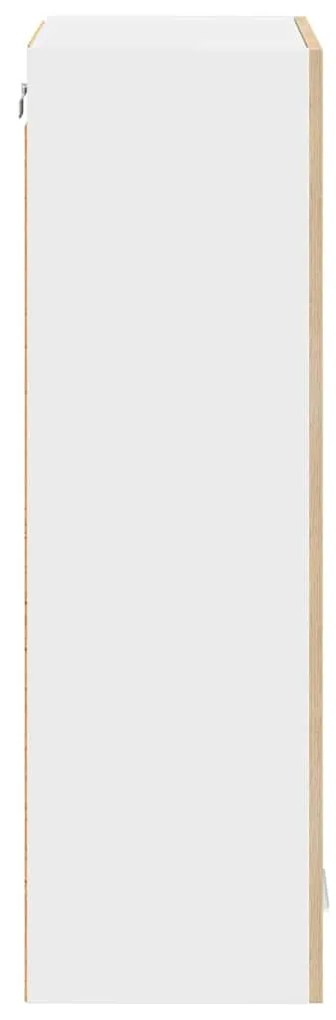 vidaXL Κρεμαστό ντουλάπι με αποθήκευση Δρύς Sonoma 60 x 31 x 100 εκ.