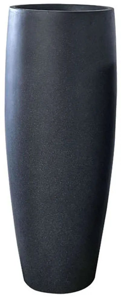 Κασπώ Πήλινο 06-00-21249-L Φ47x120cm Black Marhome Πηλός