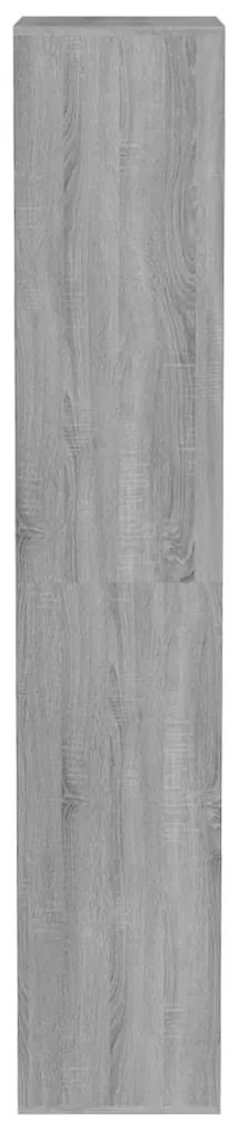 Παπουτσοθήκη Γκρι Sonoma 54 x 34 x 183 εκ. Επεξεργασμένο Ξύλο - Γκρι