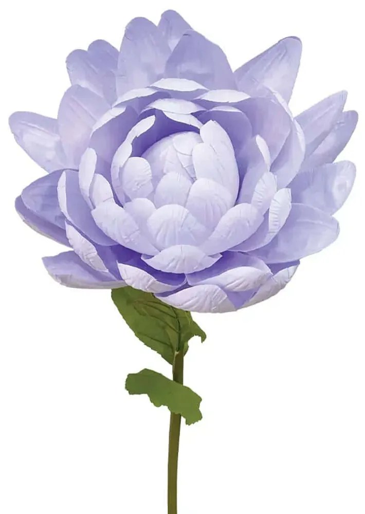 Τεχνητό Λουλούδι Νούφαρο 00-23856-70-3 Φ70x160cm Lilac Marhome Ύφασμα,Πλαστικό