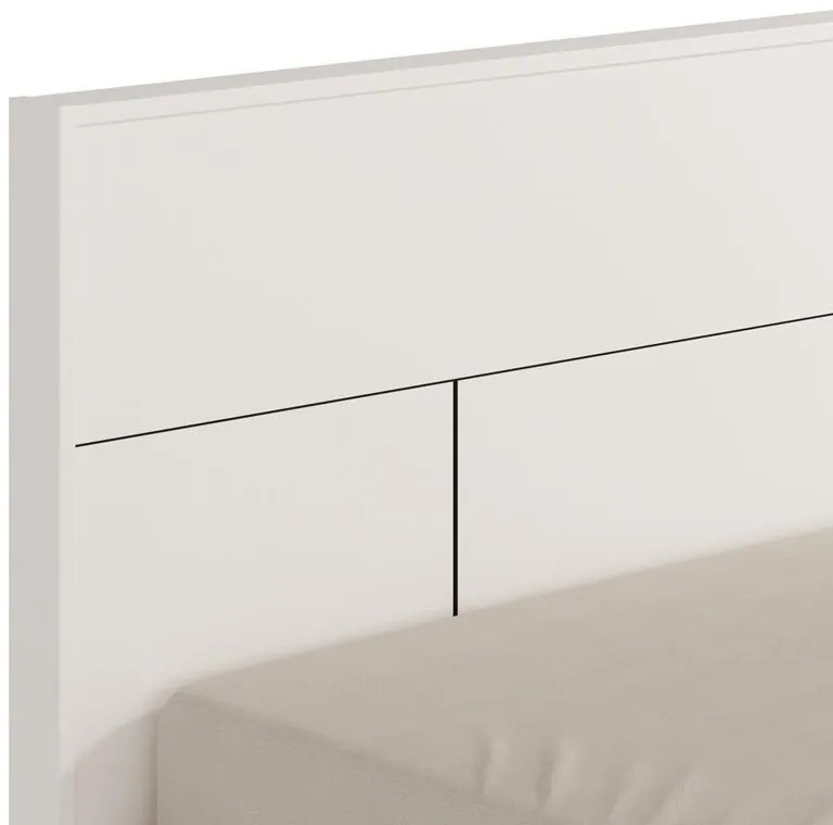 Κρεβάτι ALERIA 160 Διπλό Λευκό 160x200εκ. 173x211x102 εκ.