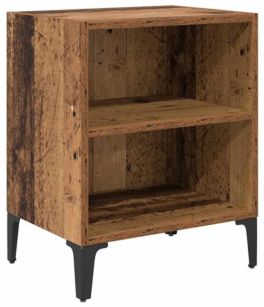 vidaXL Κομοδίνο Παλαιό ξύλο 40 x 30 x 50 cm Επεξεργασμένο ξύλο