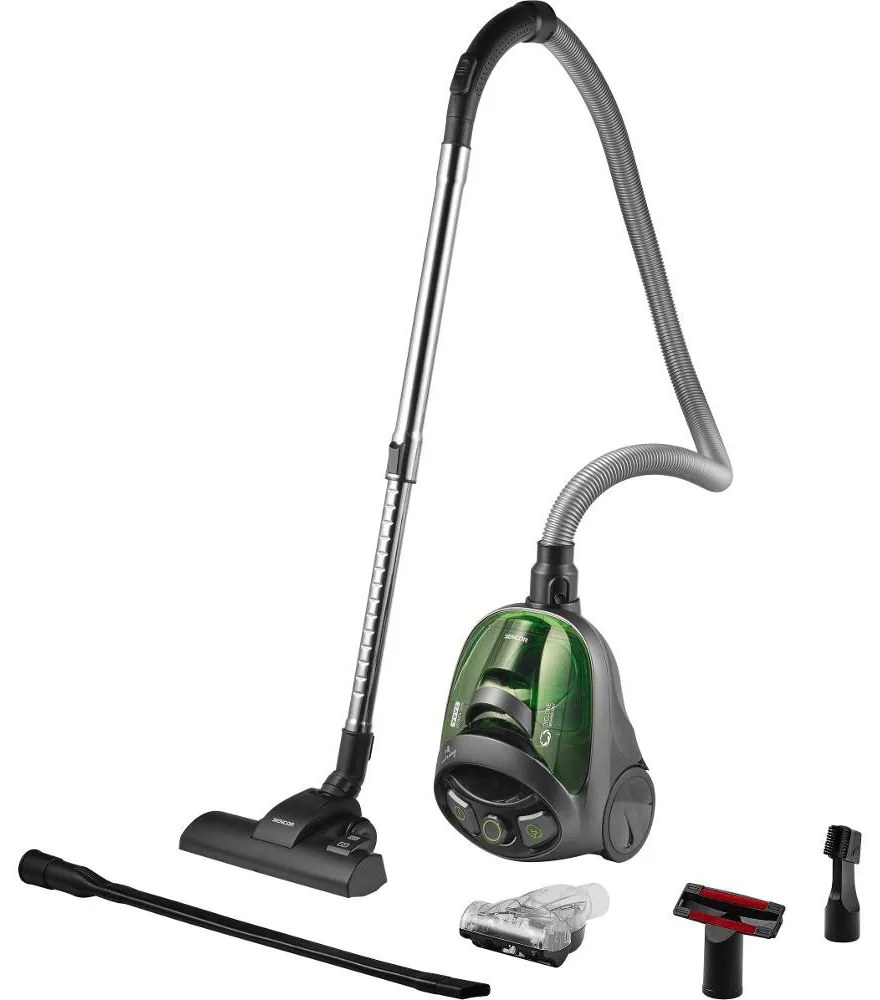 Ηλεκτρική Σκούπα Sencor SVC 1016GR 800W Χωρίς Σακούλα Black/Green