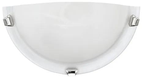 Eglo Salome Κλασικό Φωτιστικό Τοίχου με Ντουί E27 σε Λευκό Χρώμα Πλάτους 30cm 7188
