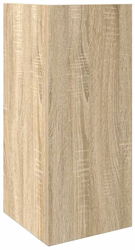Τραπεζάκια 2 τεμ. με ράφι Sonoma Δρυς 25,5x27x60 εκ. - Καφέ