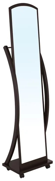 WOODWELL Ε7183,2ROGER Καθρέπτης Δαπέδου Ξύλο, Απόχρωση Καρυδί 44x29x165cm Ε7183,2