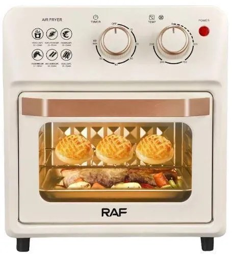 Raf Ηλεκτρικό φουρνάκι με αέρα 1250W Χωρητικότητας 14lt Άσπρο R.5347W