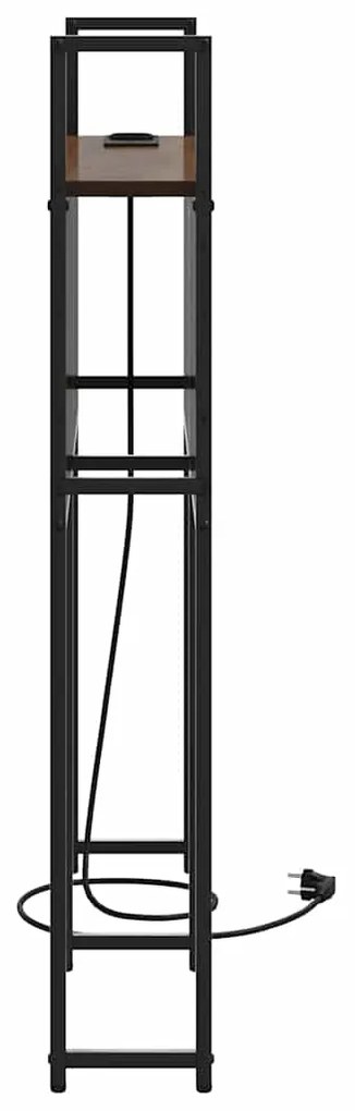 vidaXL Κεφαλάρι Αποθήκης Καφέ δρυς 75 cm Επεξεργασμένο ξύλο