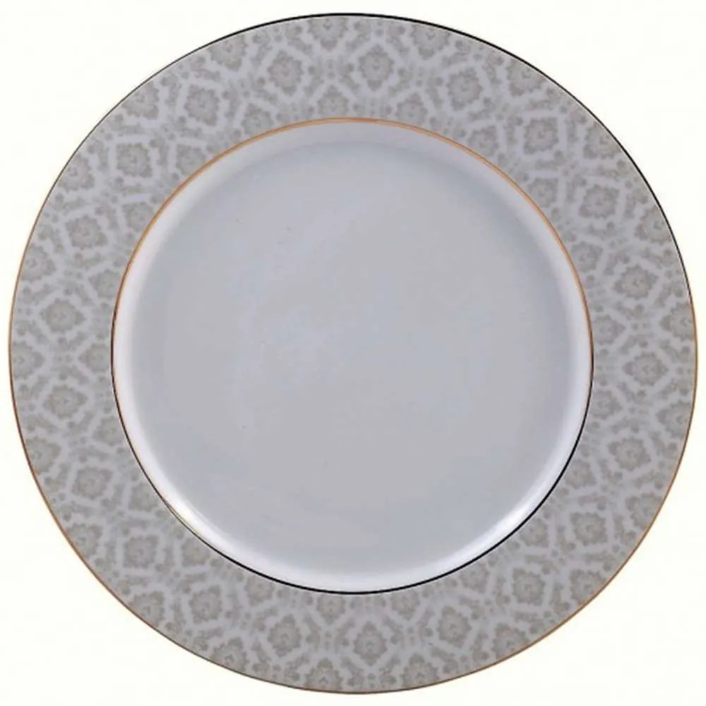 Πιάτο Φρούτου Πορσελάνινο PR14141103 20cm White-Gold Oriana Ferelli® Porcelain