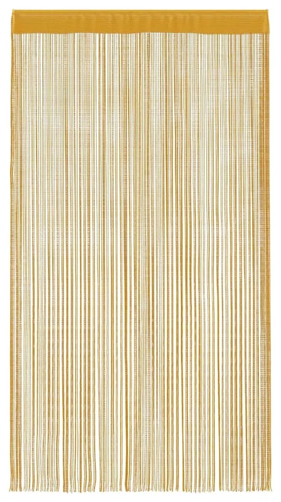 Κουρτίνες String 2 τεμάχια Χρυσό 140x250 cm - Χρυσό