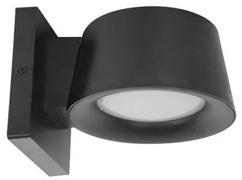 Απλίκα Φωτιστικό Τοίχου IP65 LED 12W Πλαστικό Μαύρο LENTE-1918 Sunlight-LENTE-1918-Μαύρο LENTE-1918