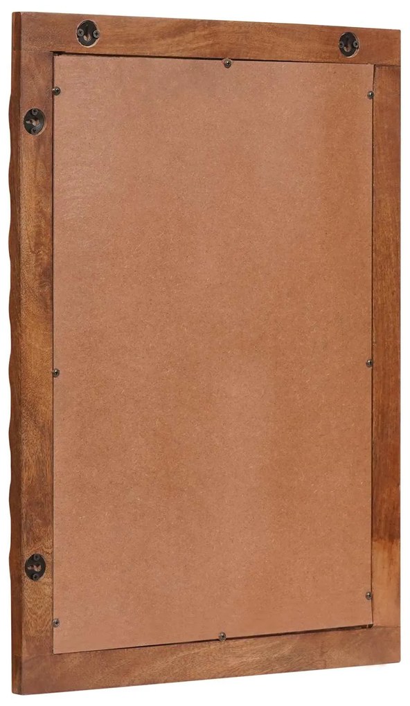 vidaXL Καθρέφτης Μπάνιου Καφέ Φινίρισμα Ακακίας 50 x 70 x 2,5 εκ