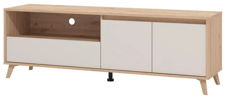 Έπιπλο τηλεόρασης STIRLING 157 3K1F2V Artisan Oak - Cashmere 157x40x53εκ. 157x40x53 εκ.