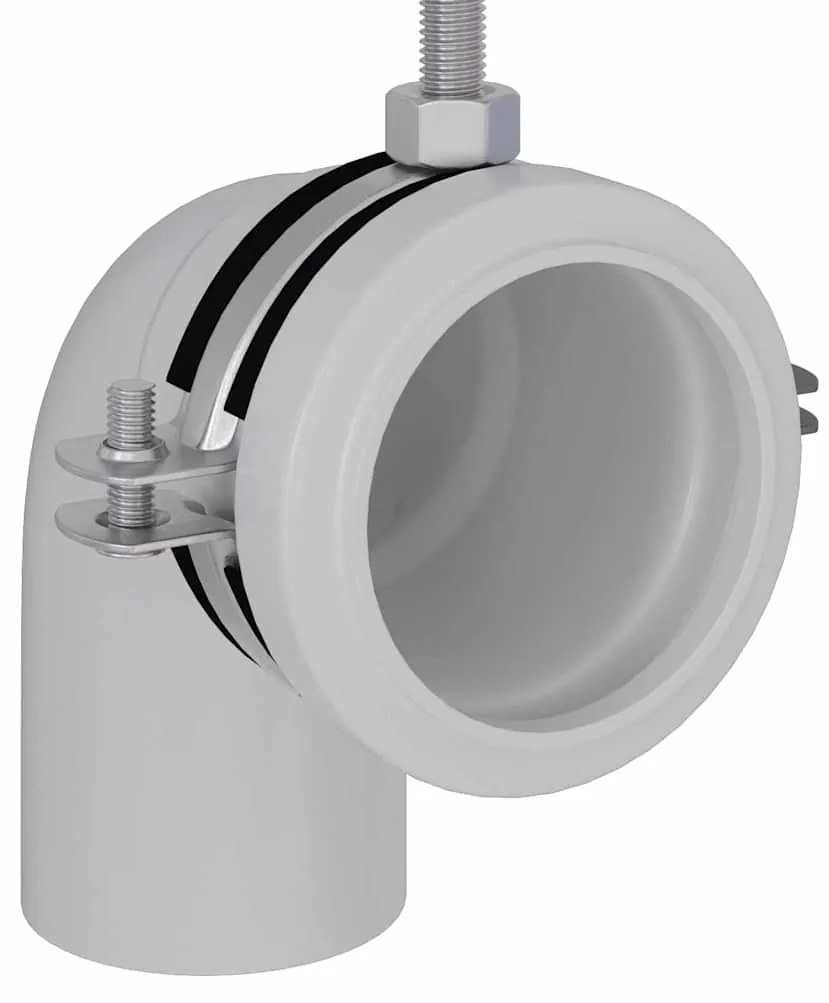 vidaXL Στήριγμα Τοίχου Μπάνιου Μπλε 50 x 17.5 x 136 εκ. Ατσάλι