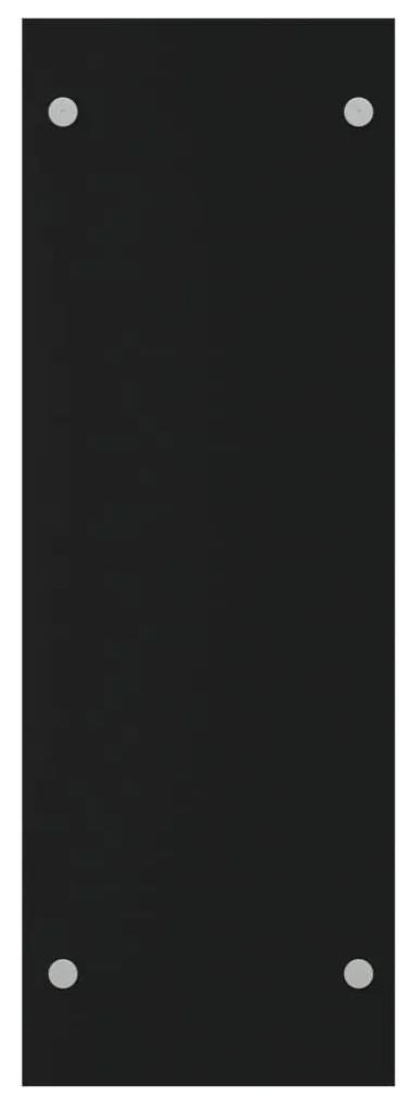 Ράφι Καυσόξυλων Μαύρο 80 x 35 x 100 εκ. από Ψημένο Γυαλί