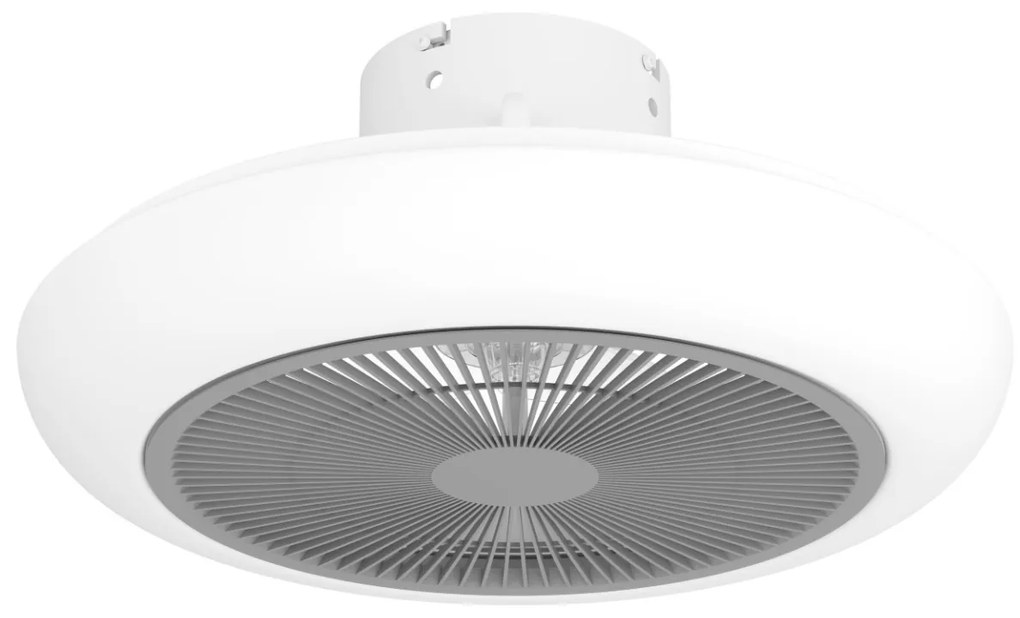 Ανεμιστήρας Οροφής Ø45,5x20cm Led 3*8,5w 3300lm tunable 2700-6500K AC 35w 220-240V,50Hz  5 Ταχύτητες Λευκό-Γκρι Eglo Sayulita 35093