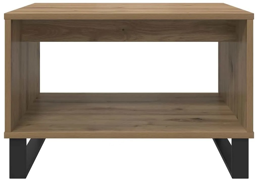 vidaXL Τραπεζάκι σαλονιού artisan δρυς 60 x 50 x 40 εκ