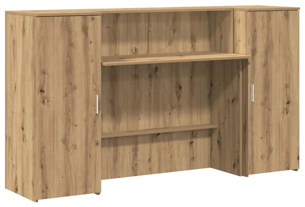vidaXL Γραφείο υποδοχής 180x50x103,5 εκ. Επεξεργασμένο Ξύλο