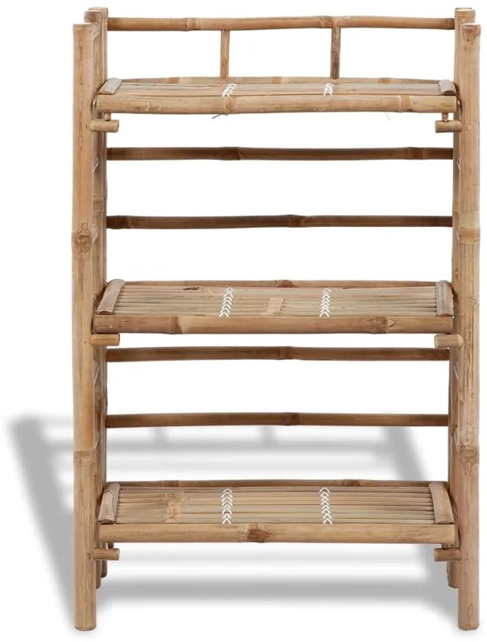 Τριώροφη Μπαμπού Ραφιέρα για Φυτά