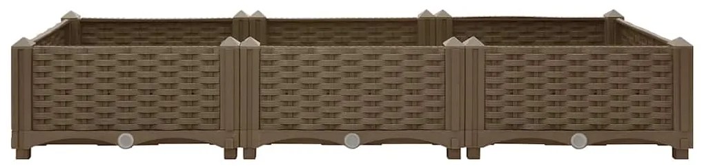 vidaXL Ζαρντινιέρα 120 x 40 x 23 εκ. από Πολυπροπυλένιο