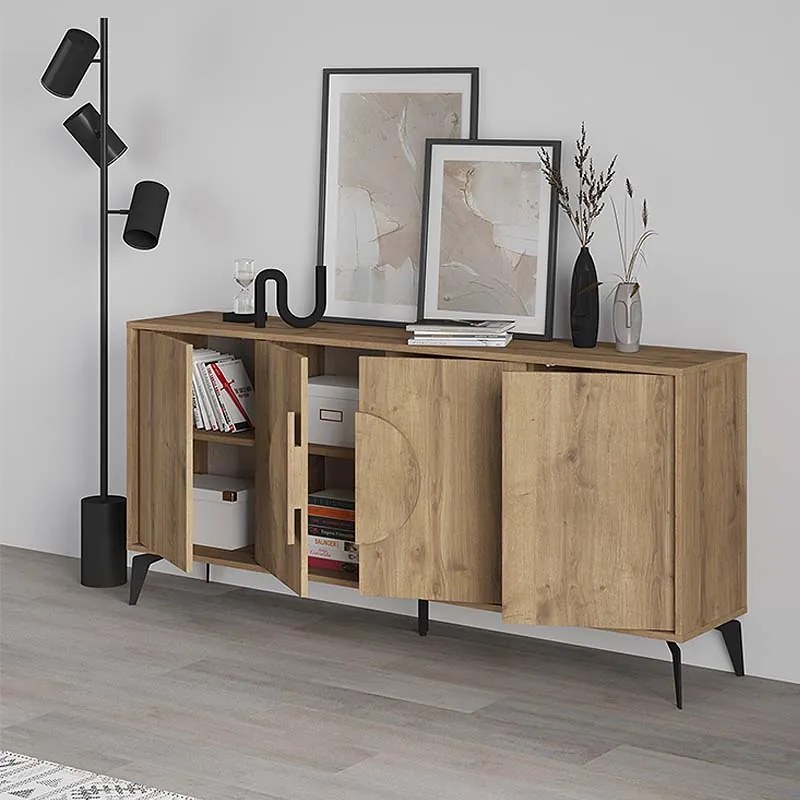 ΜΠΟΥΦΕΣ GORA MEGAPAP ΧΡΩΜΑ ΑΝΟΙΧΤΟ ΚΑΡΥΔΙ 180X35,6X82ΕΚ.