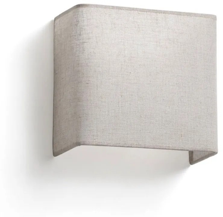 Φωτιστικό Τοίχου - Απλίκα Otton 66400-105 1xE27 20x20x10cm White-Linen Faro Barcelona