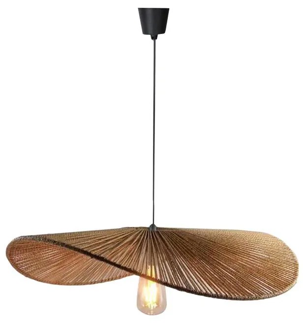 Ceiling light Haris Inart brown E27 D60x158cm 60x60x158 εκ.