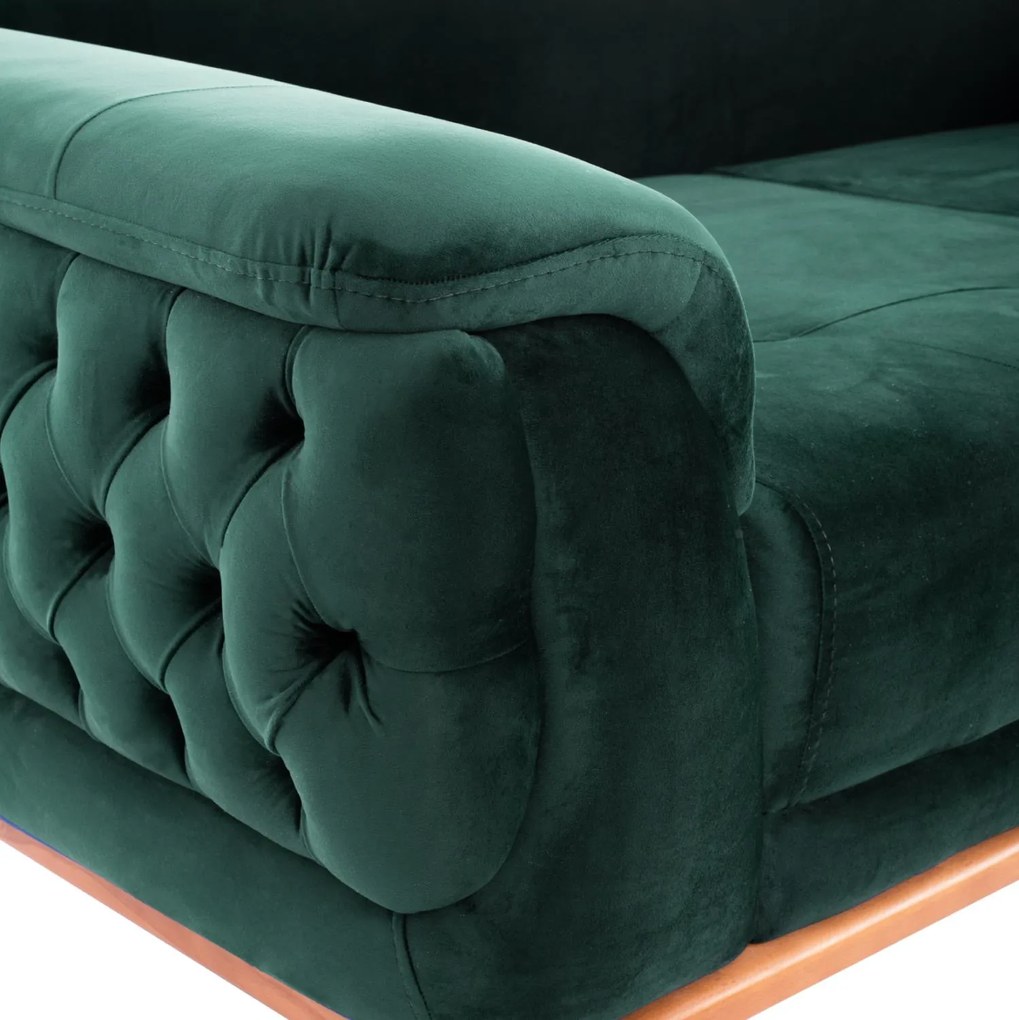 Καναπές - Κρεβάτι Bennington 3θέσιος Κυπαρισσί 240x95x80 εκ. 240x95x80 εκ.