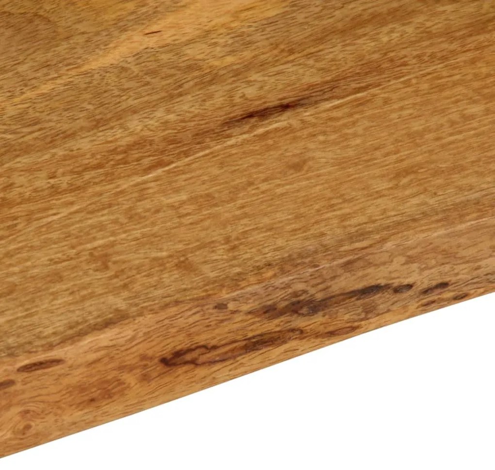 vidaXL Επιφάνεια Τραπεζιού 180x40x2,5 εκ. Live Edge Μασίφ Ξύλο Μάνγκο