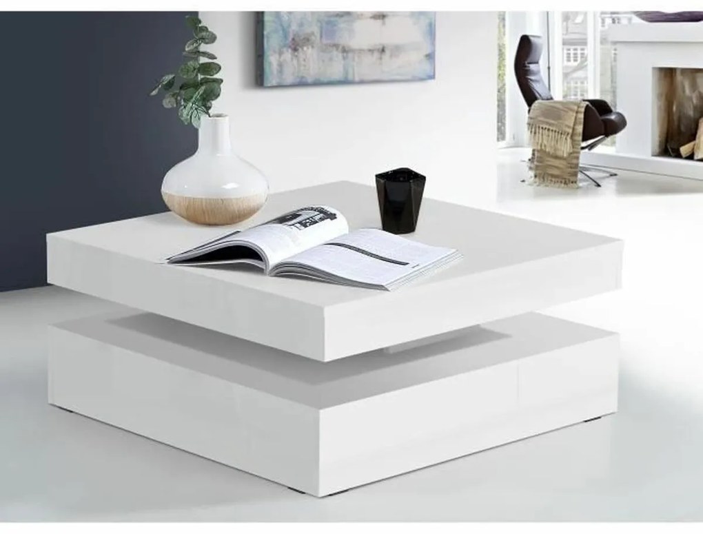 Τραπεζάκι Καφέ Λευκό