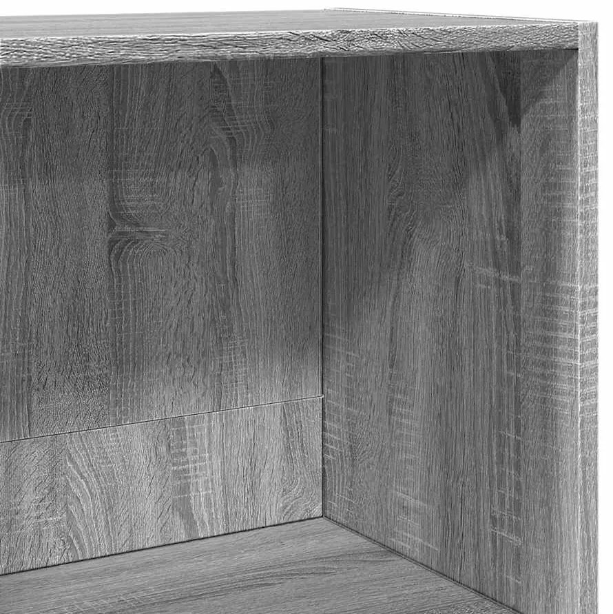 Βιβλιοθήκη Γκρι Sonoma 60x30x114 cm Ξύλινη κατασκευή - Γκρι