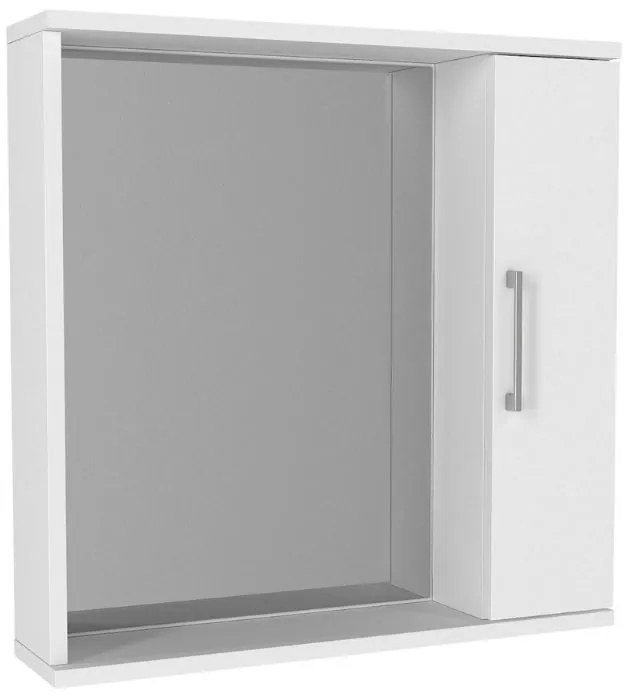 Καθρέπτης μπάνιου Deal Μegapap χρώμα λευκό 65x15,3x65εκ.-GP042-0272,1