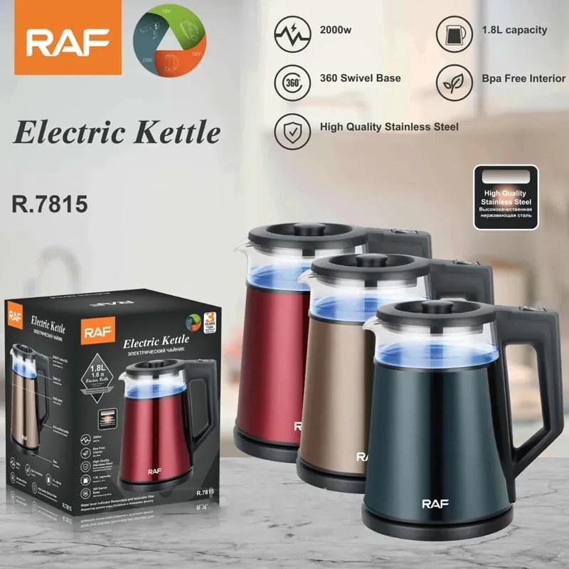 Raf Ηλεκτρικός Βραστήρας 1.8L 2000W RAF R.7815 - Electric Kettle