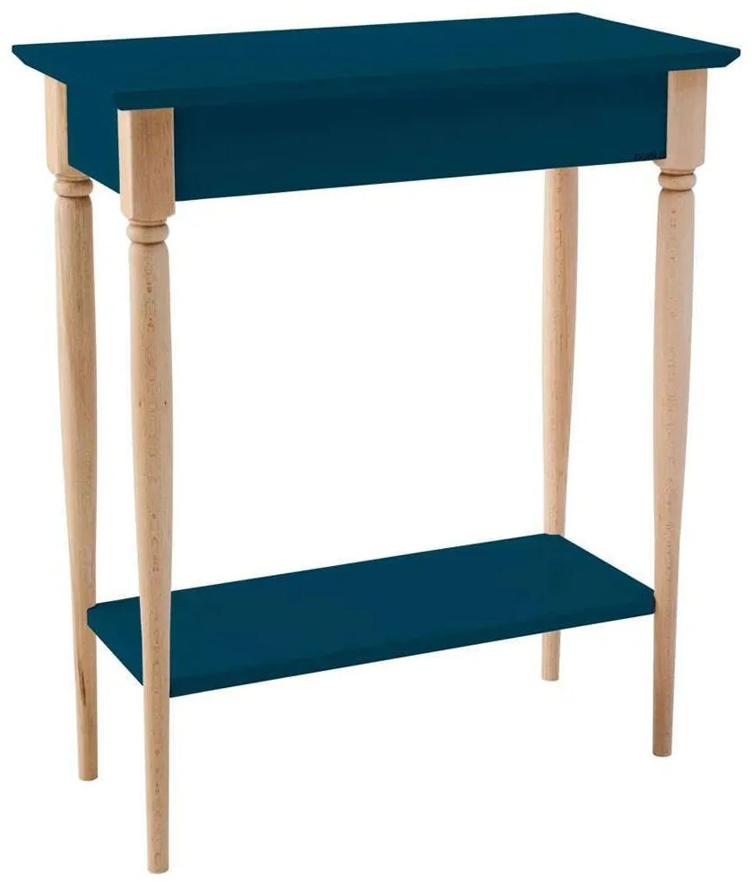 Κονσόλα Mamo S MAMOCSBE14 65x35x74cm Petrol Blue-Beech Mdf, Wood