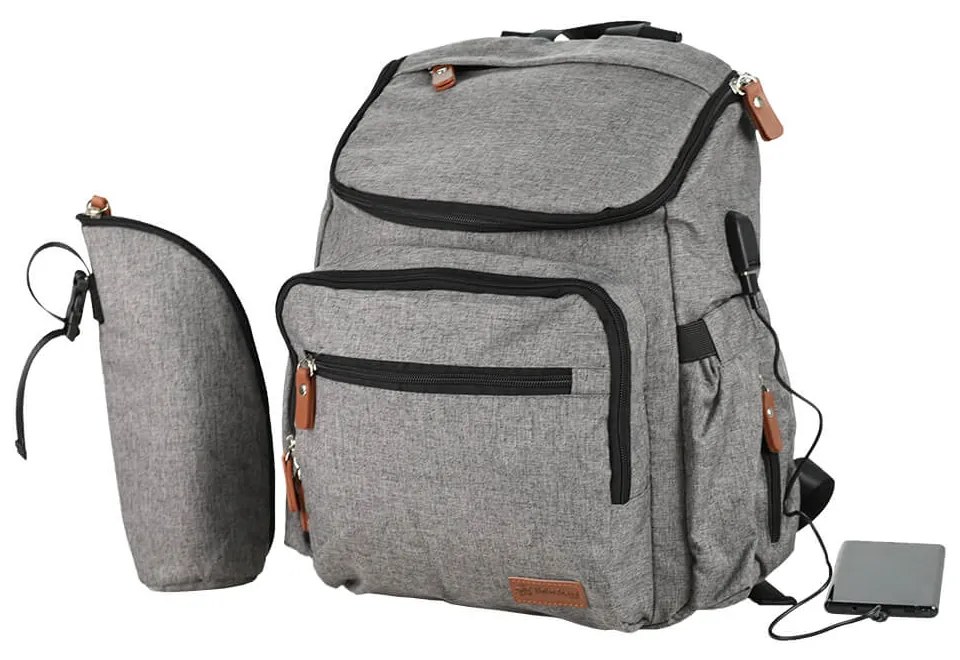 Τσάντα Αλλαξιέρα Backpack Bebe Stars Grey 590-186