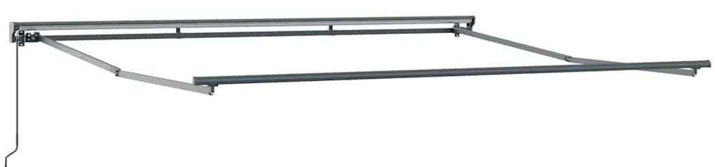 vidaXL Σκηνίτσα Αναδιπλούμενη Μπλε, Λευκό 350 x 250 εκ Ύφασμα, Μέταλλο