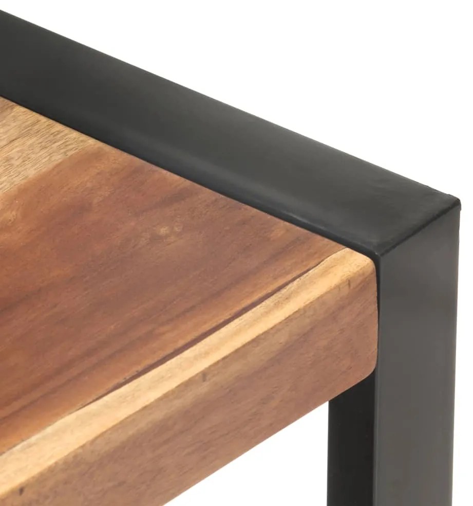 vidaXL Έπιπλο Τηλεόρασης 120x35x45 εκ Μασίφ Ξύλο με Φινίρισμα Sheesham