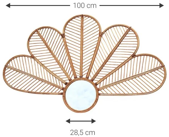 Καθρέπτης Maori-Μήκος 100εκ.