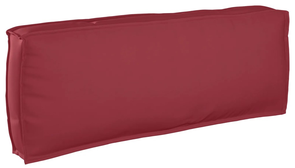 vidaXL Μαξιλάρι Παλέτας για Στήριξη Μπορντό 120x40x12 εκ. Ύφασμα Oxford