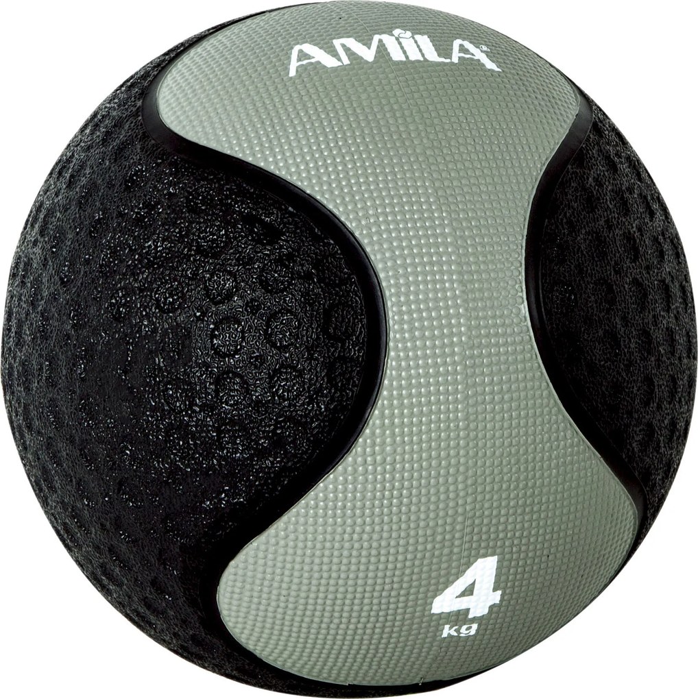 Amila Μπαλα Medicine Ball Rubber 4Kg (90704)