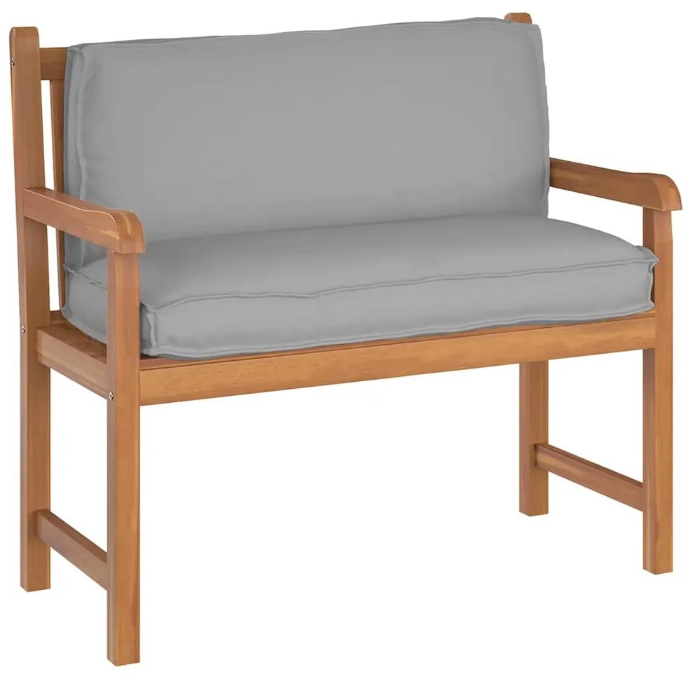 vidaXL Μαξιλάρι παλέτας για πλάτη Γκρι 120 x 40 x 12 cm Ύφασμα Oxford