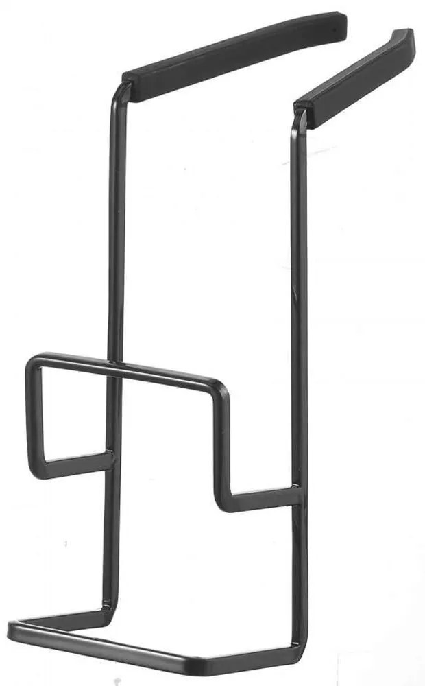 Σπογγοθήκη Κρεμαστή 2 Θέσεων YMZK4391 16x6x15,5cm Black Yamazaki Steel,Siliecone