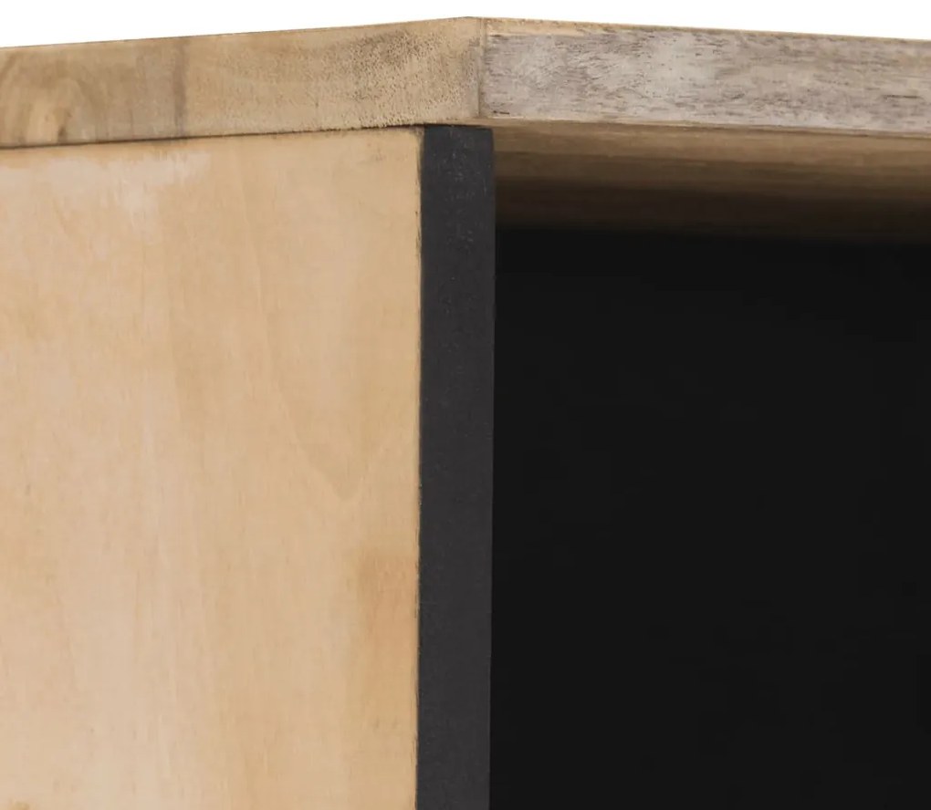 vidaXL Ντουλάπι Μπάνιου 38 x 33 x 160 εκ. από Μασίφ Ξύλο Μάνγκο