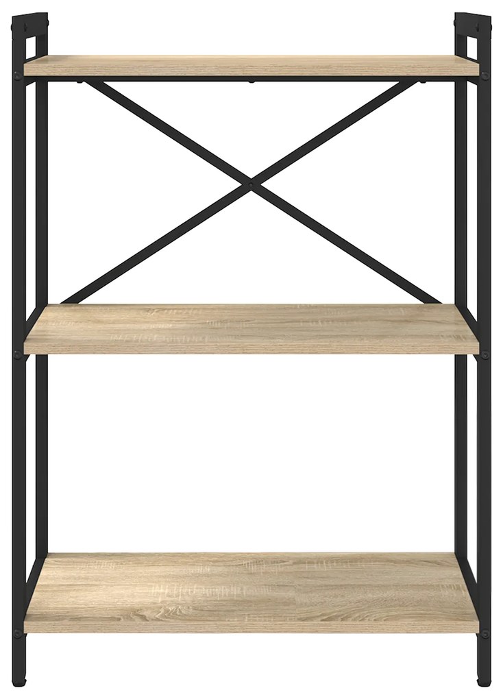 vidaXL Βιβλιοθήκη Sonoma Δρυς 60 x 30 x 83 εκ Επεξεργασμένο ξύλο
