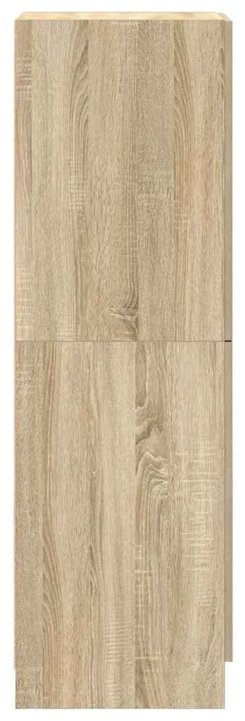 Στήλη Κουζίνας Sonoma Δρυς 38x41,5x131,5 εκ Επεξεργασμένο Ξύλο - Καφέ