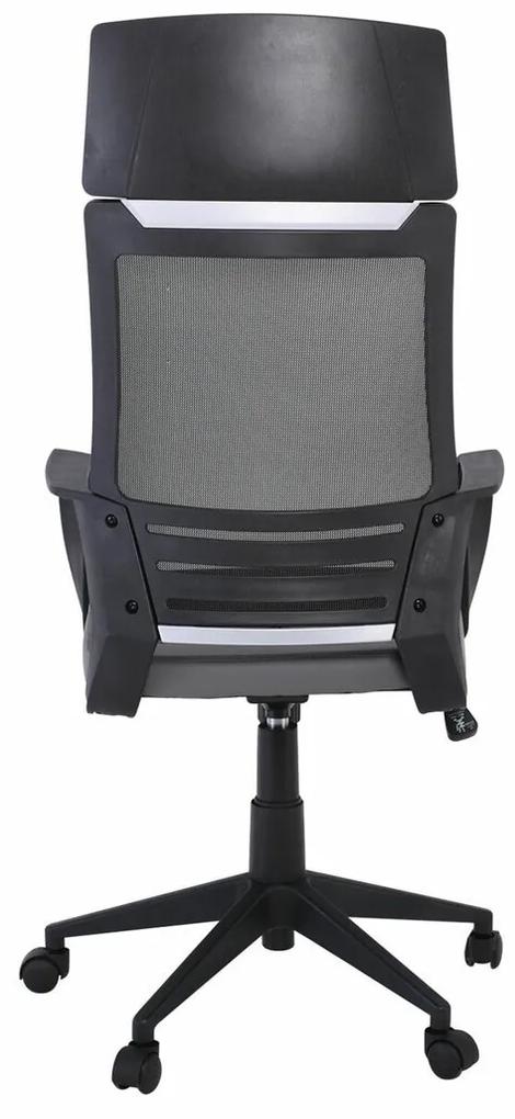 Καρέκλα γραφείου Mesa 468, Γκρι, Μαύρο, 116x58x62cm, 13 kg, Με μπράτσα, Με ρόδες, Μηχανισμός καρέκλας: Κλίση | Epipla1.gr